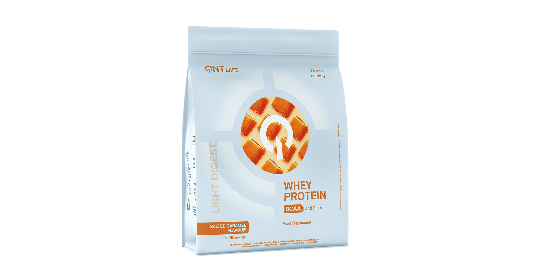 QNT Light Digest Whey Protein 500g Salted Caramel- Tejsavó fehérjék