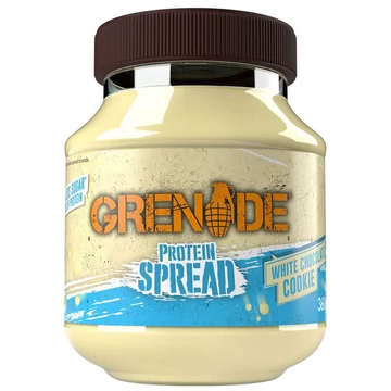 GRENADE PROTEIN SPREAD 360G WHITE CHOCOLATE COOKIE GRENADE PROTEIN SPREAD 360G WHITE CHOCOLATE COOKIE