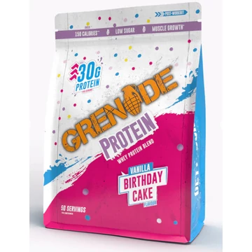 GRENADE PROTEIN POWDER 2KG BIRTHDAY CAKE GRENADE PROTEIN POWDER 2KG BIRTHDAY CAKE