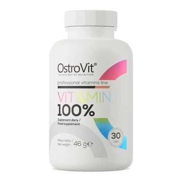 OstroVit 100% VIT&amp;MIN 30 tabletta