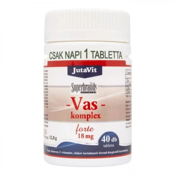 JutaVit VAS - Komplex 18mg 40 tabletta