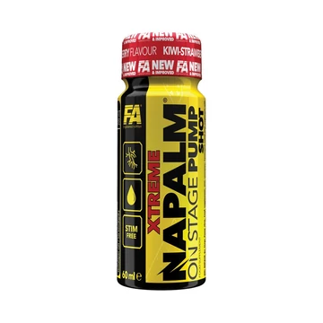 NAPALM On Stage Pump & Protein Shot 60 ml Kiwi-Strawberry NAPALM On Stage Pump & Protein Shot 60 ml Kiwi-Strawberry