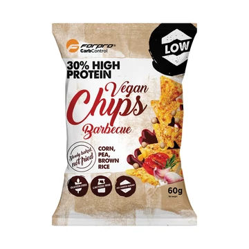 FORPRO 30% VEGAN Protein Chips 60g Barbecue FORPRO 30% VEGAN Protein Chips 60g Barbecue