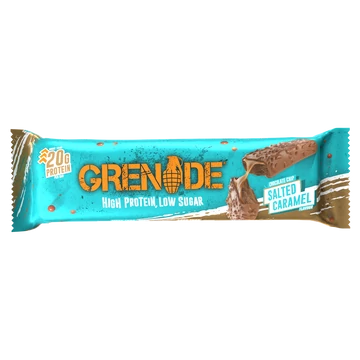 GRENADE HIGH PROTEIN BAR CHOCOLATE CHIP SALTED CARAMEL 60G