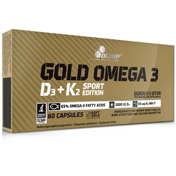 OLIMP SPORT Gold Omega 3 D3+K2 SE 60 kapszula OLIMP SPORT Gold Omega 3 D3+K2 SE 60 kapszula