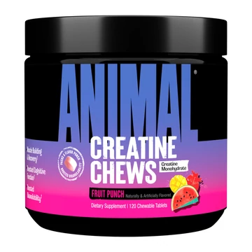 UNIVERSAL Animal Creatine Chews 120 db (rágótabletta) - Fruit Punch