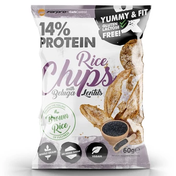 forpro-brown-rice-chips-with-black-lentil-18x60g-beluga-lencsevel forpro-brown-rice-chips-with-black-lentil-18x60g-beluga-lencsevel