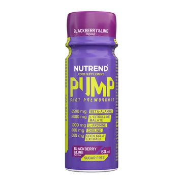 NUTREND PUMP SHOT, 60ML, BLACKBERRY+LIME NUTREND PUMP SHOT, 60ML, BLACKBERRY+LIME