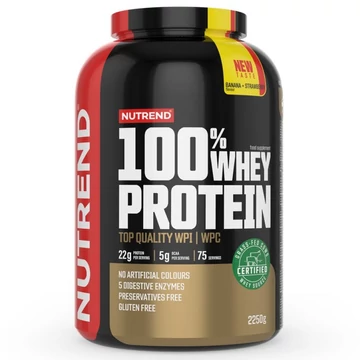 NUTREND 100% Whey Protein 2250g Banana+Strawberry