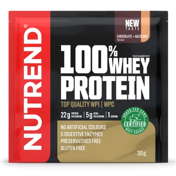 nutrend-100-whey-protein-20x30g-chocolatehazelnut nutrend-100-whey-protein-20x30g-chocolatehazelnut