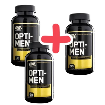 Optimum Nutrition Opti - Men 90 Tabs 2+1 akció