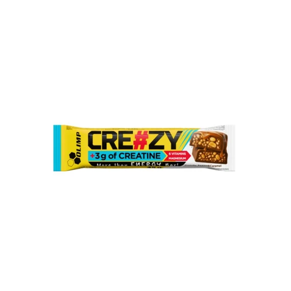 OLIMP SPORT Cre-zy Creatine Bar - Crunchy Peanut & Caramel 45g