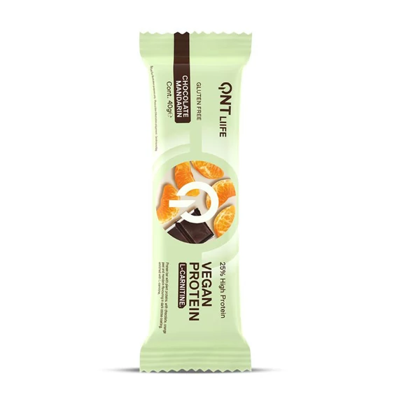 QNT VEGAN 25% Protein Bar 40g - Raspberry - Brownie