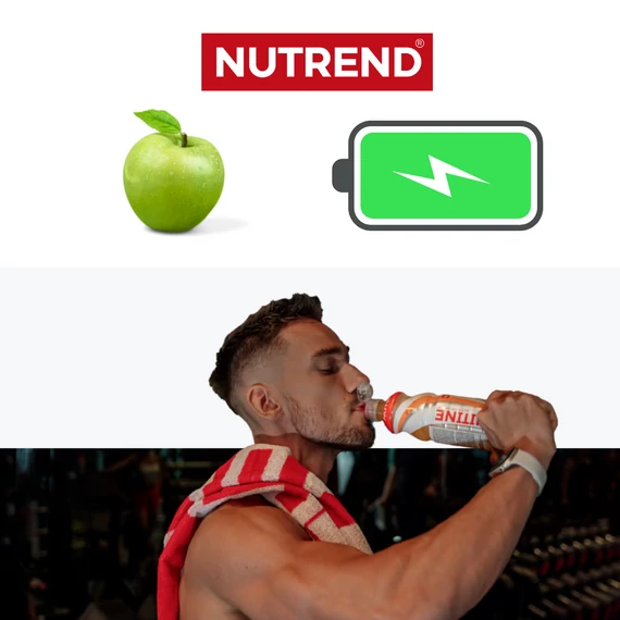 NUTREND Carnitine Drink - Green Apple (szénsavas)