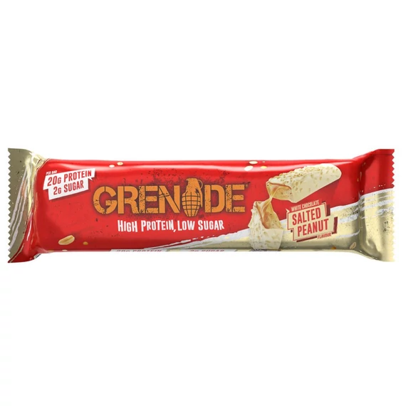 GRENADE High Protein Bar White Chocolate Salted Peanut 60g – WCSP