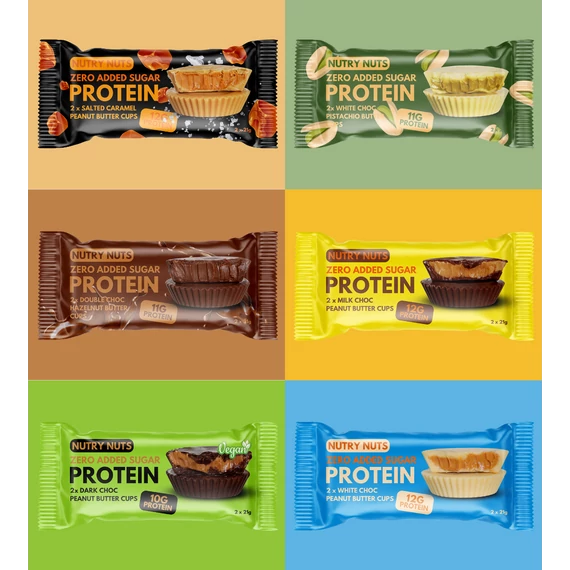 NUTRY NUTS Protein Peanut Butter Cups - Milk Choc 42g