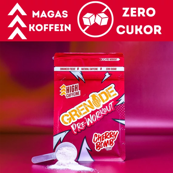 GRENADE Pre Workout - Cherry Bomb 330 g 1+1 AKCIÓ