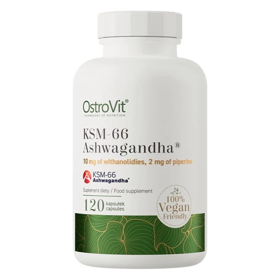 OstroVit KSM - 66 Ashwagandha VEGE 120 Kapszula