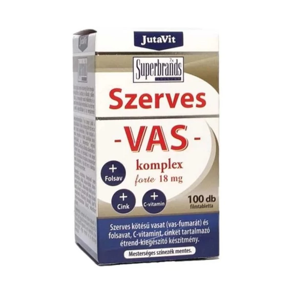 JutaVit Szerves Vas - komplex Forte 100 tabletta