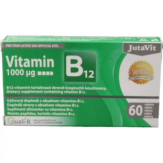 JutaVit B12 - vitamin 1000µg 60 tabletta