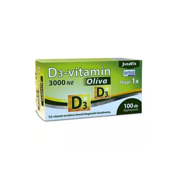 JutaVit D3 - vitamin 3000NE Olíva 100 kapszula