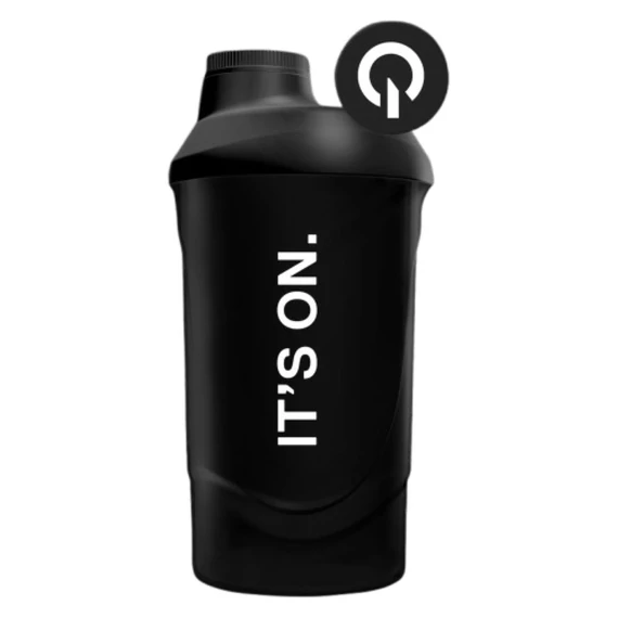 QNT Shaker IT'S ON 600ml Black Smoke