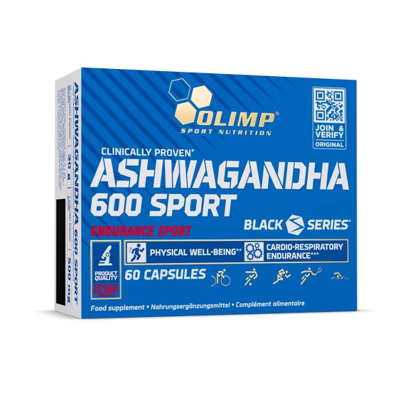 OLIMP SPORT Ashwagandha 600 Sport - nyugtató, energizáló - 60 kapsz.