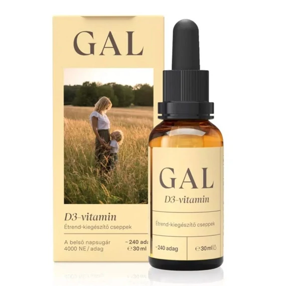 GAL D3 - vitamin 30 ml, 4000 NE x 240 adag