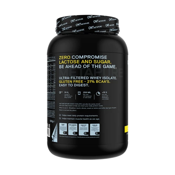 QNT METAPURE Whey Isolate Zero 908g Banana
