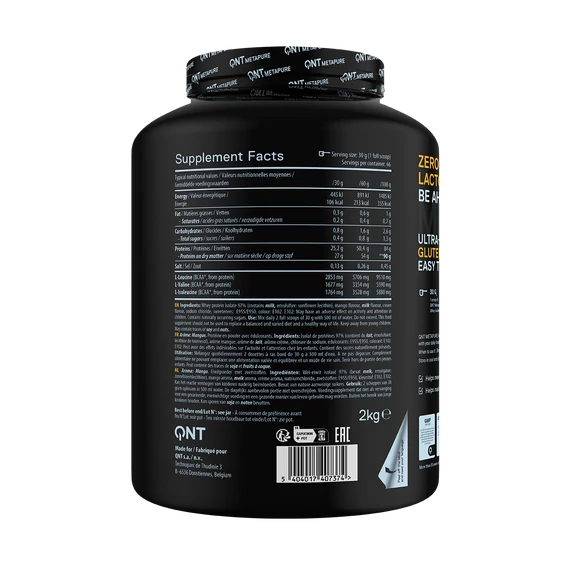 QNT METAPURE Whey Isolate Zero 2000g Mango