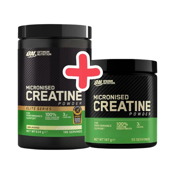Optimum Nutrition Micronised Creatine Powder 634 g + AJÁNDÉK 187g