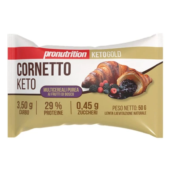 PRONUTRITION KETO PROTEIN CROISSANT TÖBBGABONÁS ERDEI GYÜMÖLCS 50g