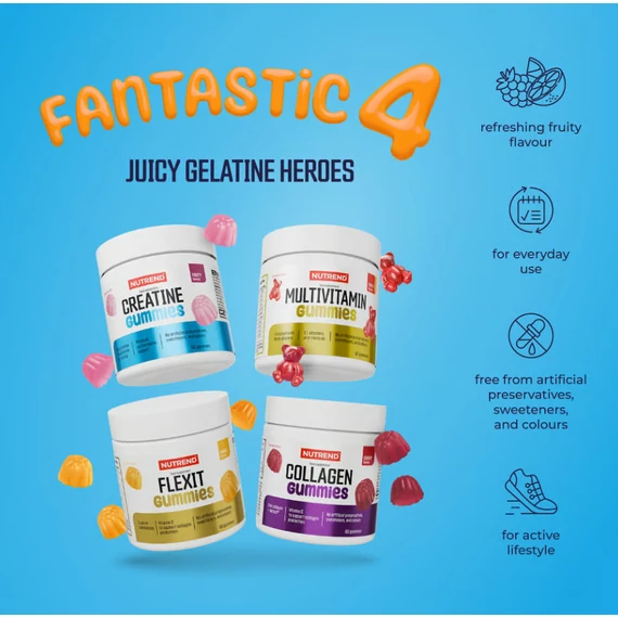 NUTREND FLEXIT GUMMIES 60 db mango