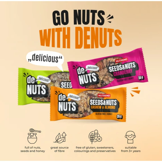 NUTREND DeNuts 35g Seeds+Nuts 35g Cranberry