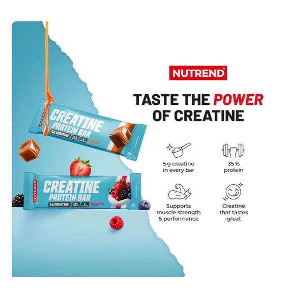 NUTREND Creatine Protein bar 55g Caramel