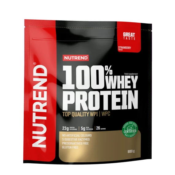 NUTREND 100% Whey Protein 800g Strawberry