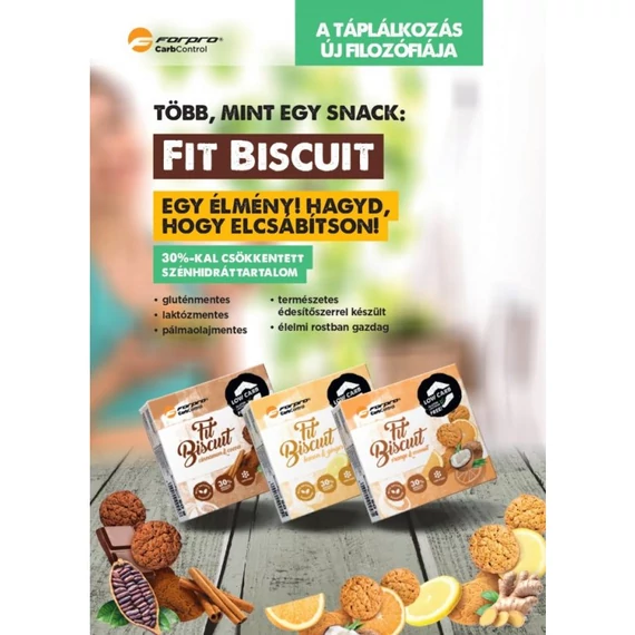 FORPRO Fit Biscuit Chocolate Chip-Cinnamon 50g