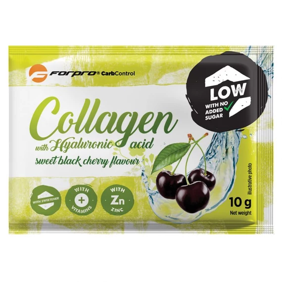 FORPRO Collagen with Hyaluronic Acid 10g Sweet Black Cherry