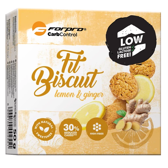 FORPRO Fit Biscuit Lemon - Ginger 50g