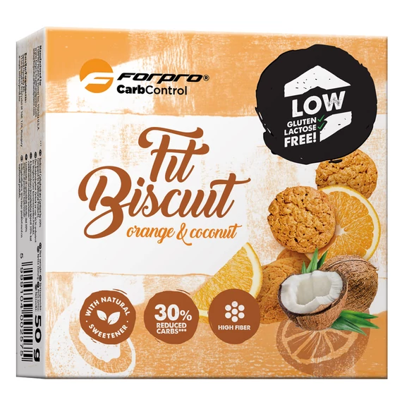 FORPRO Fit Biscuit Orange - Coconut 50g