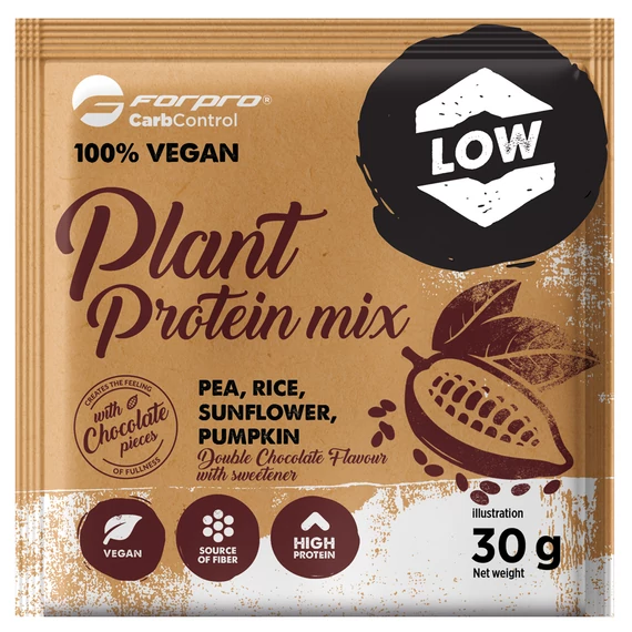 FORPRO 100% Vegan Plant Protein Mix 30g Double