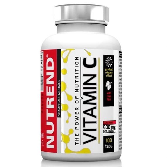 NUTREND Vitamin C with Rose Hips 100 tabs.