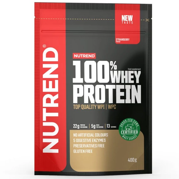 NUTREND 100% Whey Protein 400g Strawberry