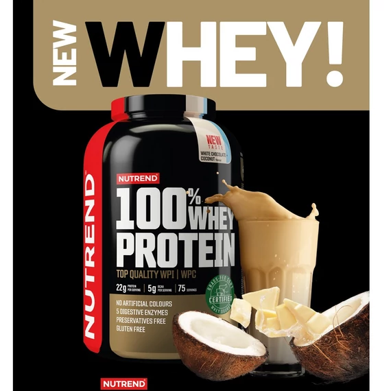 NUTREND 100% Whey Protein 2250g Banana+Strawberry