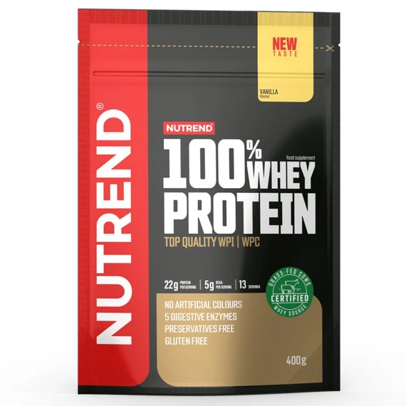 NUTREND 100% Whey Protein 400g Vanilla