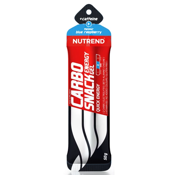 NUTREND CARBOSNACK with Caffeine Tasak 50g Blue Raspberry