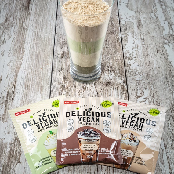 NUTREND Delicious Vegan Protein 450g Chocolate+Hazelnut