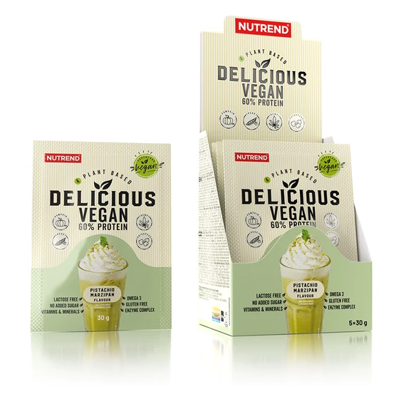 NUTREND Delicious Vegan Protein 30g Pistachio - Marzipane