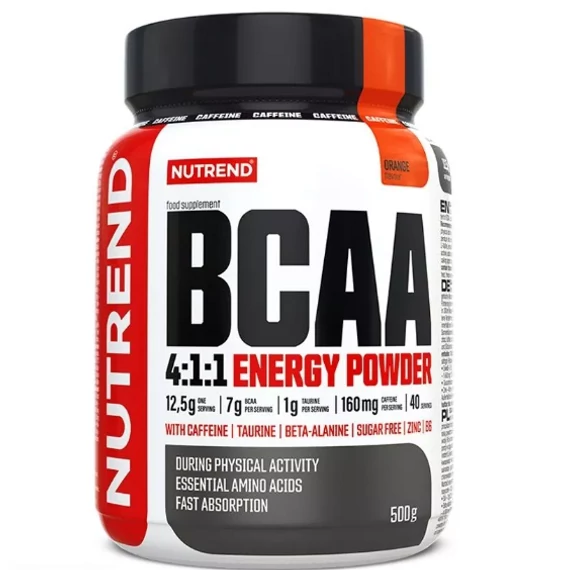 NUTREND BCAA 4:1:1 Energy Powder 500g Orange