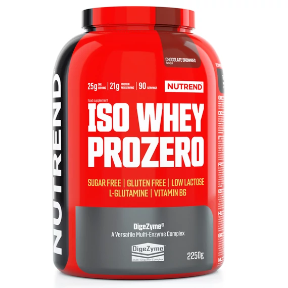 NUTREND Iso Whey Prozero 2250g Chocolate Brownies